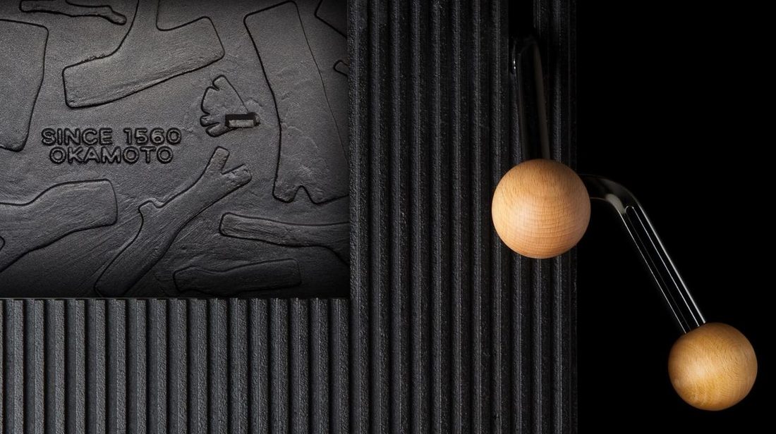 SINCE 1560 OKAMOTO と鋳込まれたAGNIの鋳物一体構造(AGNI Bell Cast)