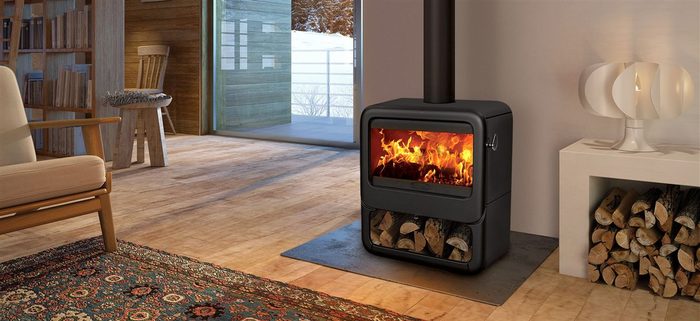 ドブレ(Dovre)鋳物薪ストーブのある暮らし(写真:Dovre)