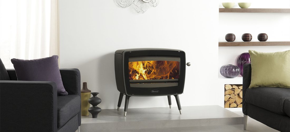 ドブレ vintage50 レトロモダンな鋳物薪ストーブ(写真:Dovre)