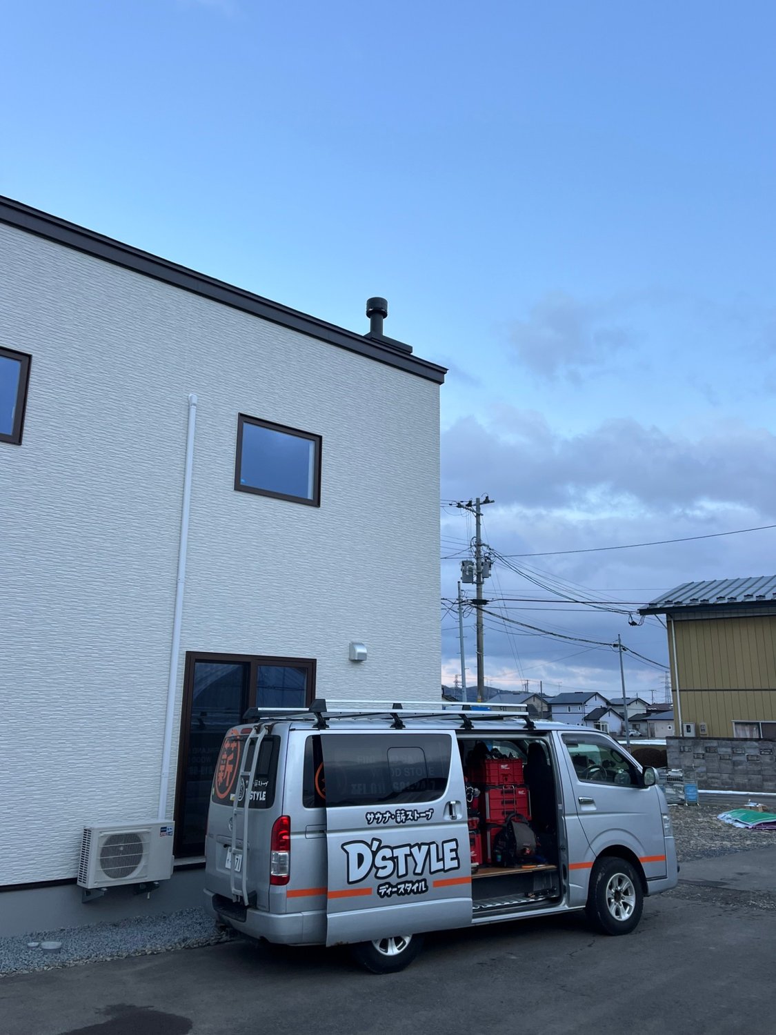 岩手県花巻市での設置工事（コンツーラ ヤンソン）